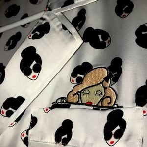 Alice and Olivia Fun Pajama Style Shirt